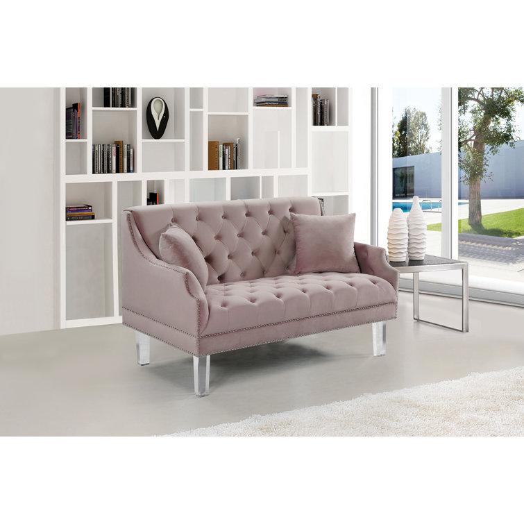 Wayfair velvet loveseat Clearance