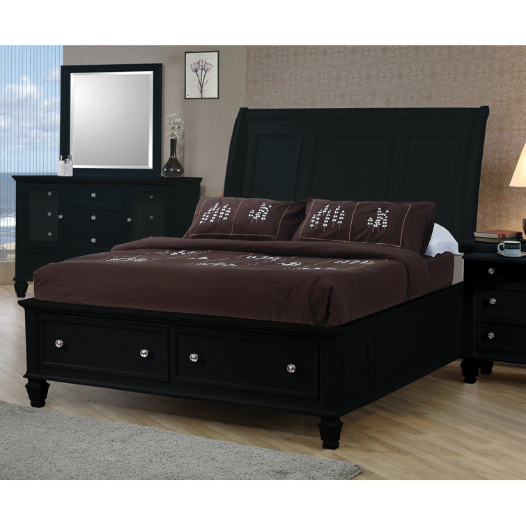 Wildon Home Solid Wood Storage Platform Bed Reviews Wayfair