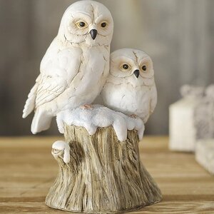 Snowy Owls Statue