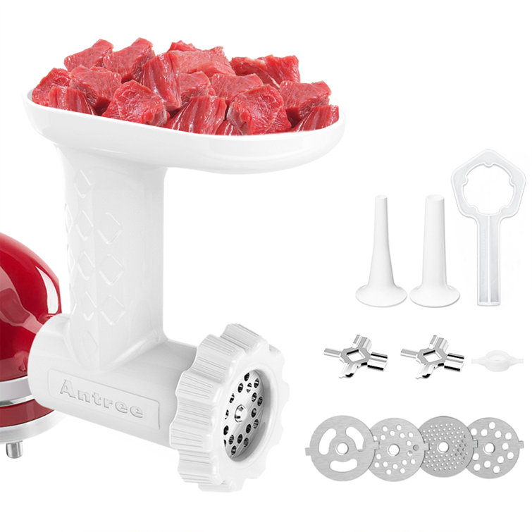 Antree Meat Grinder Attachment Fits For Kitchenaid Stand Mixer Food Grinder  Meat Mincer