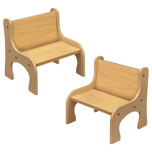 child's unfinished wooden chair