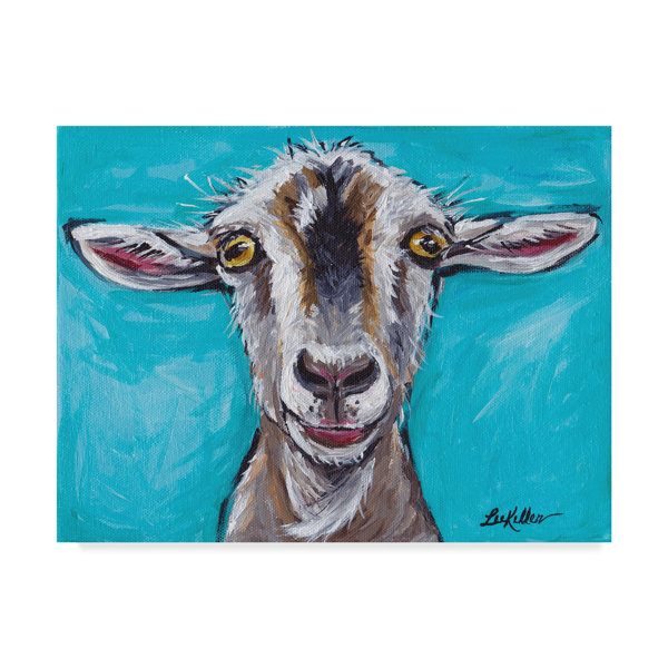 Winston Porter Goat Gizmo Acrylic Painting Print On Wrapped