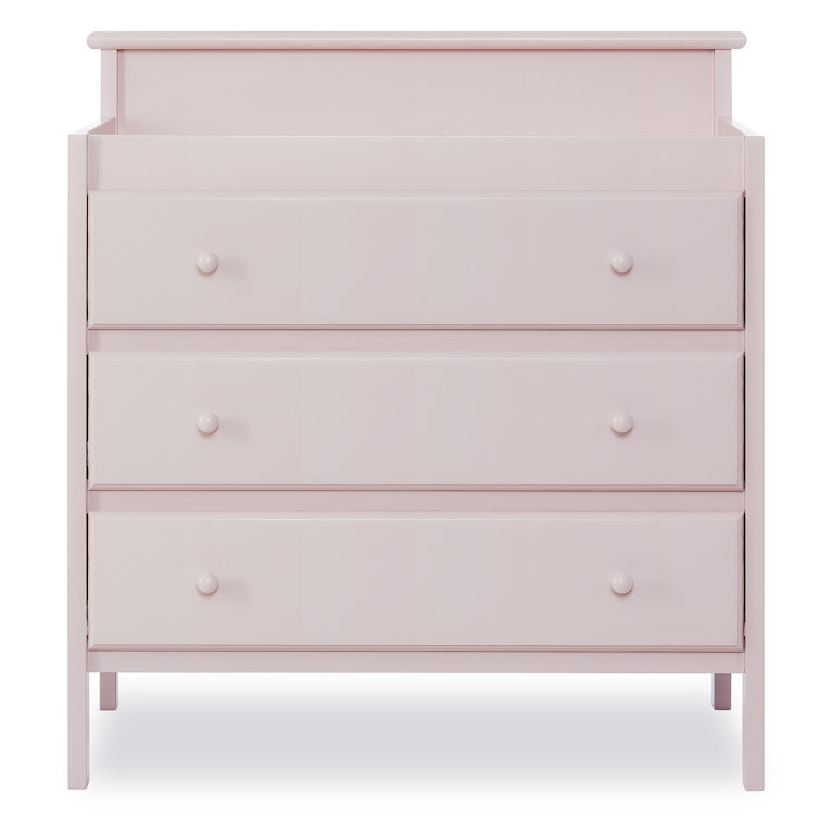 pink changing table