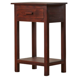 Adobestone 1 Drawer Nightstand by Loon Peak