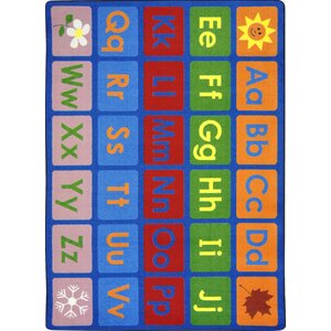 Hand-Tufled Blue Kids Rug