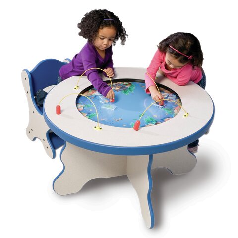 kids round activity table
