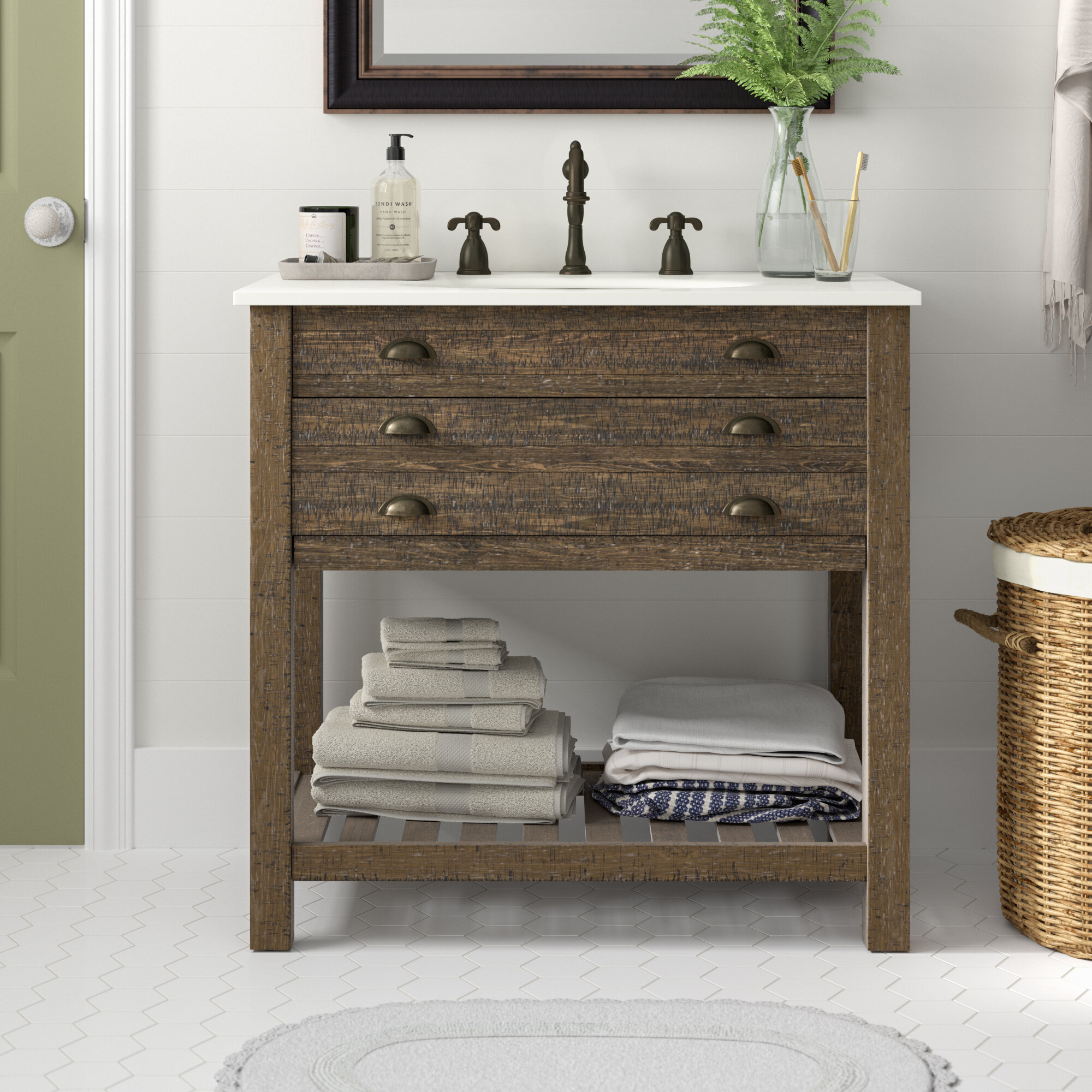 Johnstown 36 Single Bathroom Vanity Set Reviews Birch Lane