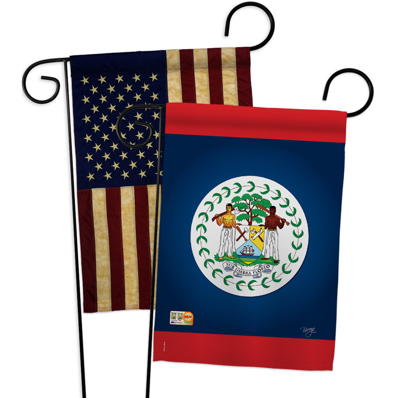 Breeze Decor Belize Impressions Decorative 2 Sided Polyester 19 X 13 In 2 Piece Garden Flag Set Wayfair