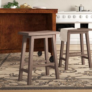 Natural Wood Bar Stool Wayfair