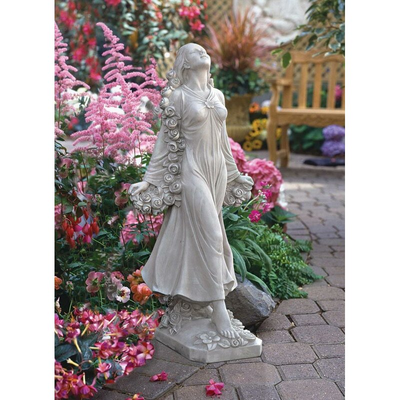 Design Toscano Statue Flora Divine Patroness Bewertungen Wayfair De