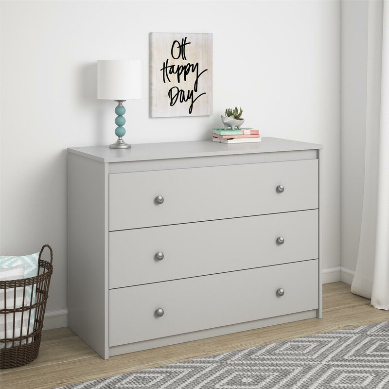 Mack Milo Amak 3 Drawer Dresser Reviews Wayfair