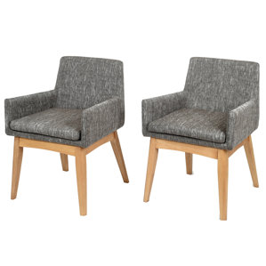 Perla Mid-century Arm Chair (Set of 2) by Corrig..