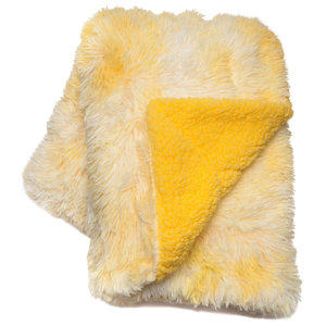 Super Soft Shaggy Faux Fur Print Throw Blanket