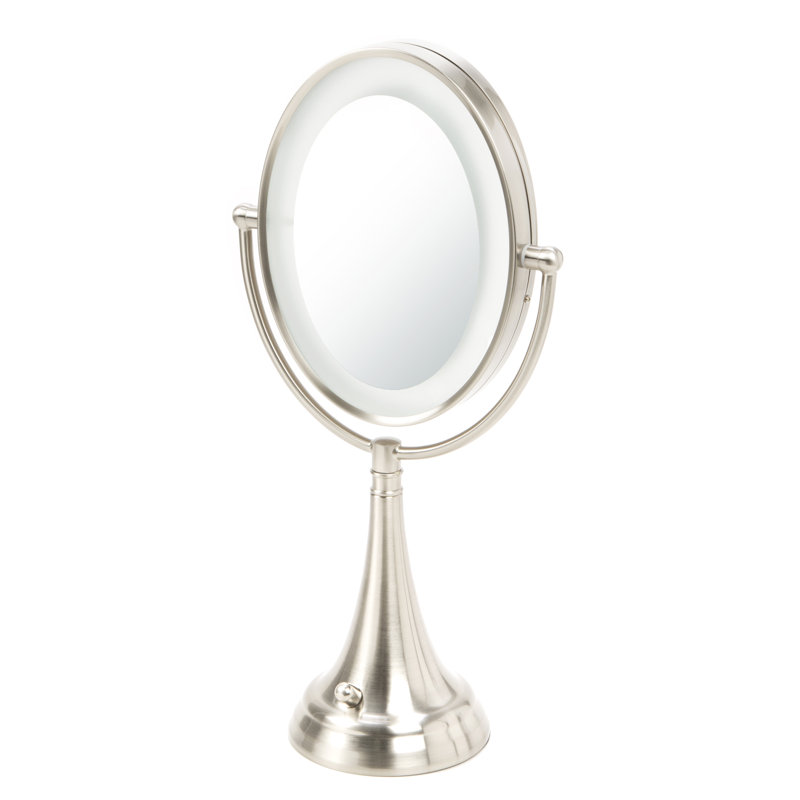 Darby Home Co Oval Vanity Mirror with LED Surround Light & Reviews Wayfair