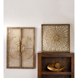 Rattan Wall Decor Wayfair Handwoven Rattan Wall Décor