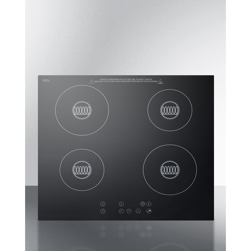 Summit Appliance Summit Built In 23 Induction Cooktop With 4