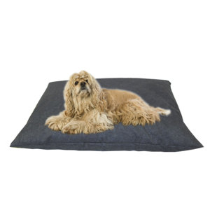 Indoor/Outdoor Shegang Dog Bed in Solid Blue