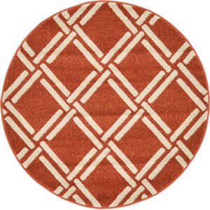 Seagate Rust Red Area Rug