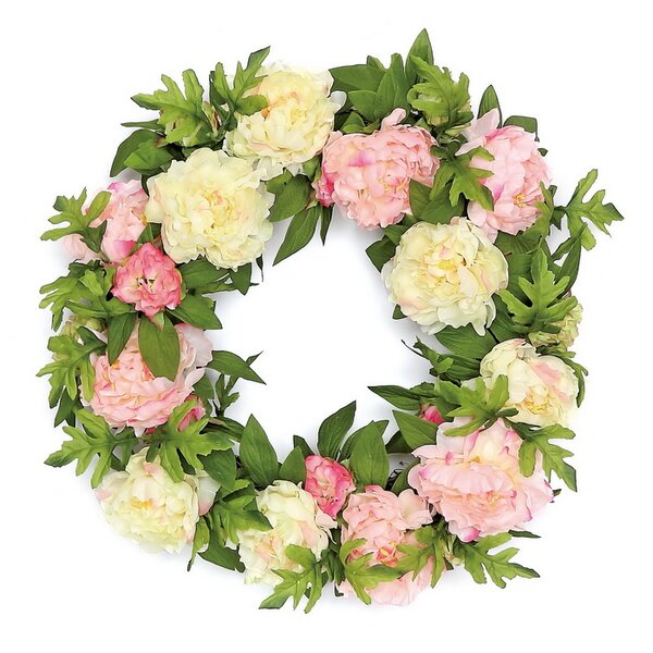 Ophelia & Co. Faux Silk 24'' Wreath & Reviews | Wayfair