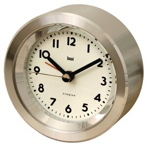 Landmark Astor Aluminium Travel Alarm Clock