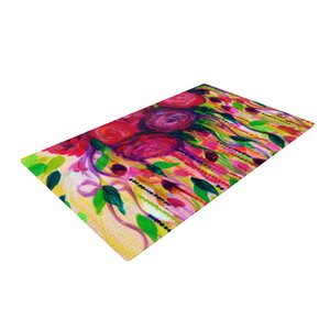 Ebi Emporium Roses Red Area Rug