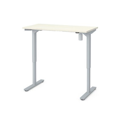 Zoie Standing Desk Symple Stuff Color White Chocolategray Size 45