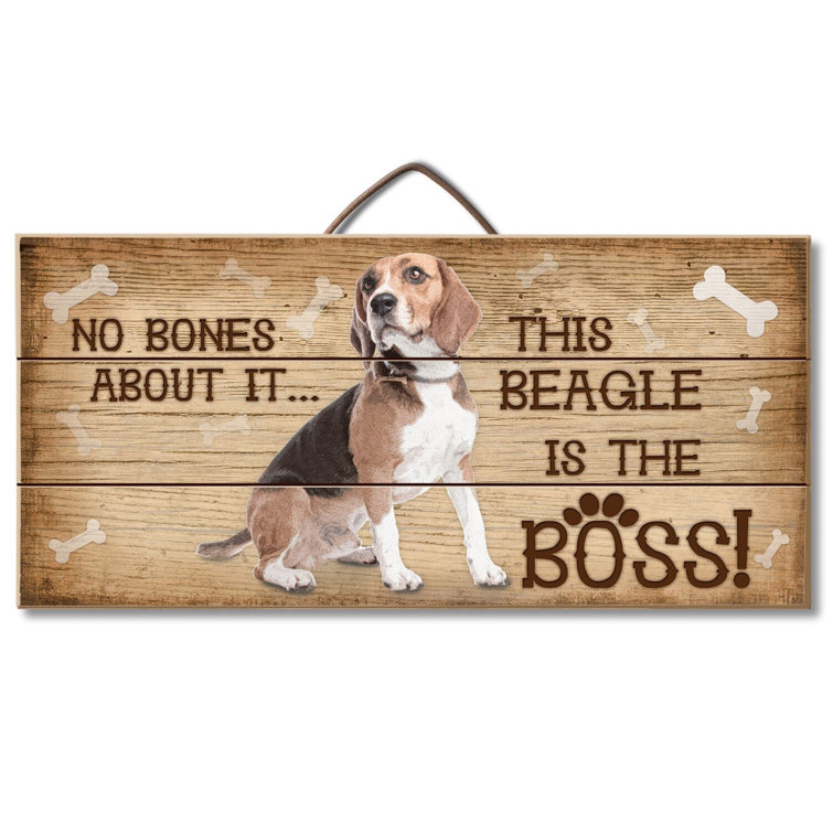 Red Barrel Studio Beagle Pallet Wood Sign Wall Decor Reviews Wayfair