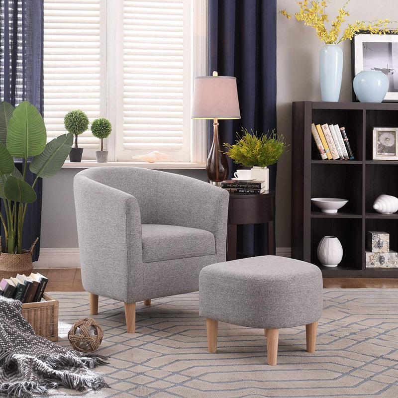 Latitude Run Modern Accent Chair Upholstered Comfy Arm ...