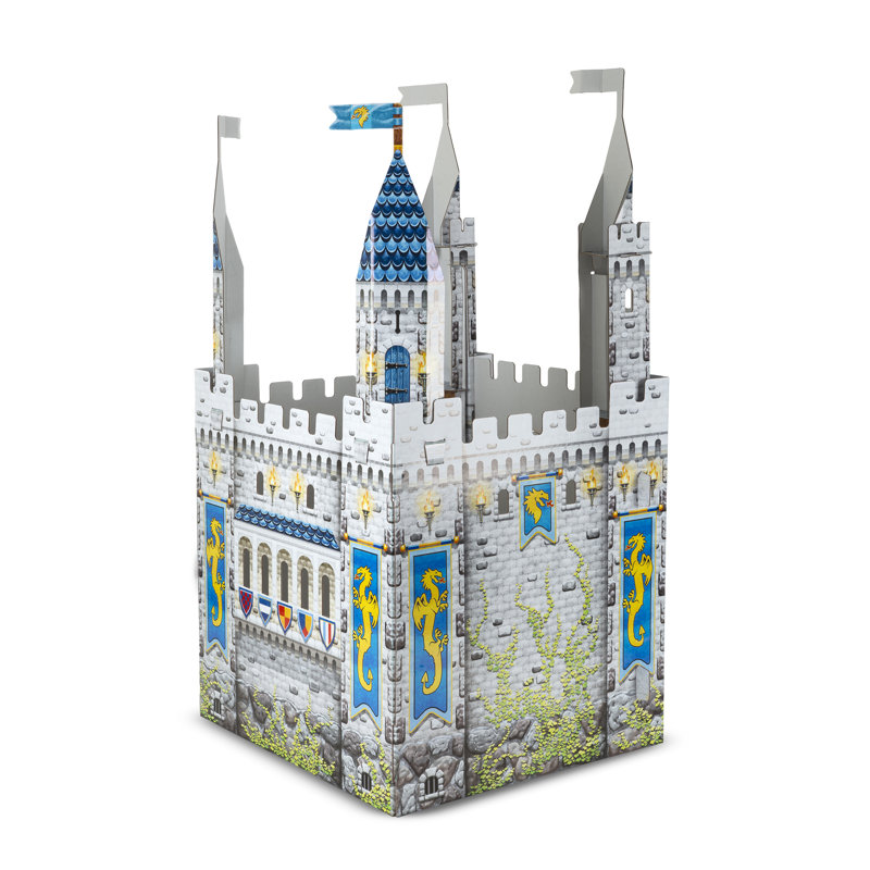 melissa and doug cardboard castle