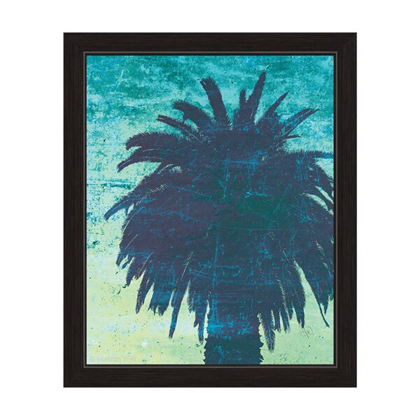 Click Wall Art Palm Tree Framed Painting Print Wayfair