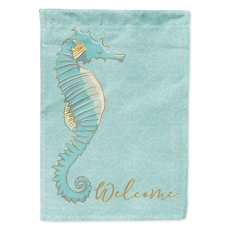 Caroline S Treasures Seahorse Welcome 2 Sided Polyester 40 X 28 In House Flag Wayfair