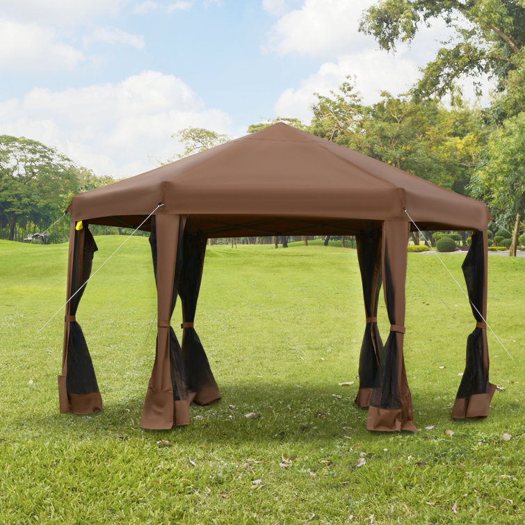 Gazebo Hexagonal Outdoor Canopy Tent 