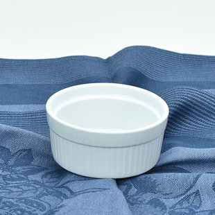 Oven Safe Souffle Ramekins for Creme Brulee Pudding ZONESUM Porcelain Ramekins Bowls 8 Oz Durable /& Versatile Ceramic Ramekins Dishes for Baking Small Dessert Bowls Navy Blue Set of 6