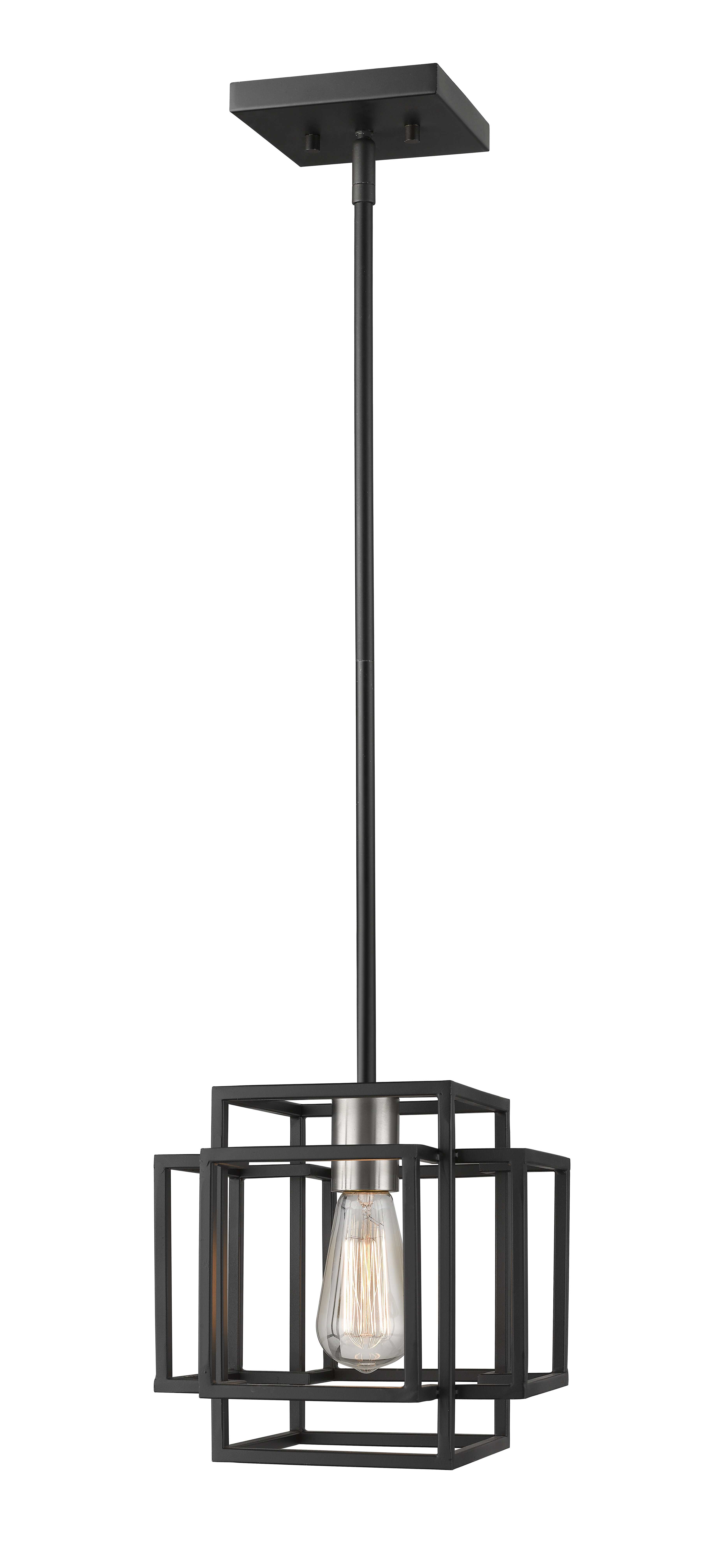 Ivy Bronx Bedingfield 1 Light Single Rectangle Pendant Reviews Wayfair