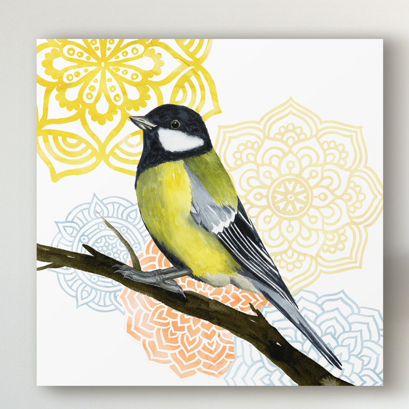 East Urban Home Mandala Bird Iii Acrylic Painting Print On