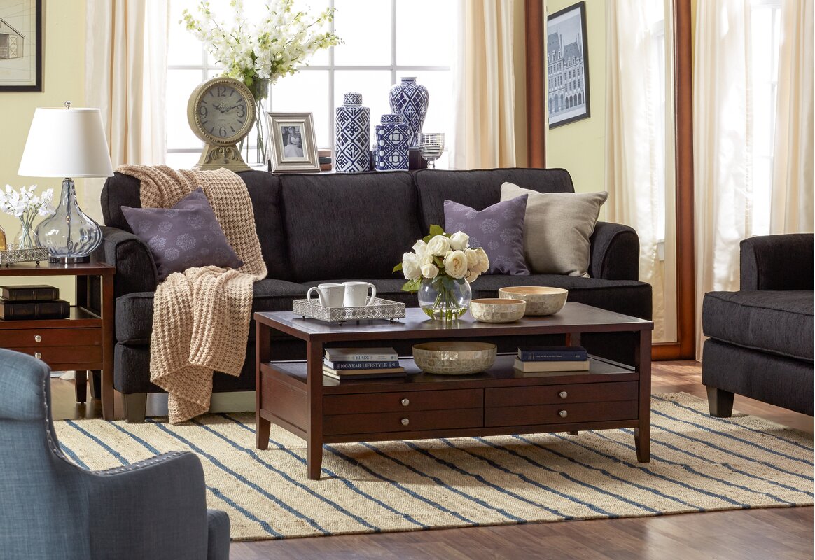 Traditional Living Room Design Photo by Wayfair