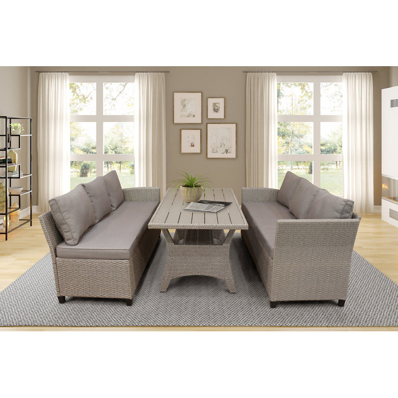 Rosecliff Heights Patio Dining Table Set Outdoor Furniture Pe Rattan Wicker Conversation Set All Weather Sectional Sofa Set With Table Soft Cushions Wayfair,Cute Anime School Girl Drawing