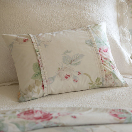 Charlton Home Lurdes Rose Cotton Down Floral Lumbar Pillow Reviews Wayfair