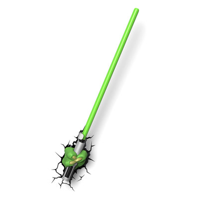 3d Ep 7 Star Wars Yoda Saber Deco Night Light 3d Light Fx From 3d Light Fx Fandom Shop