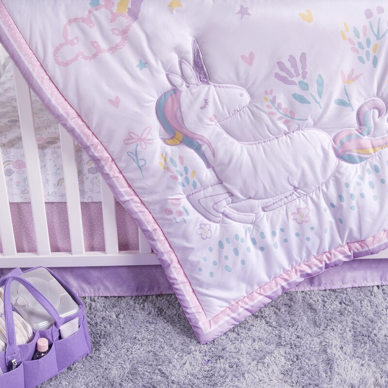 unicorn cot bedding sets