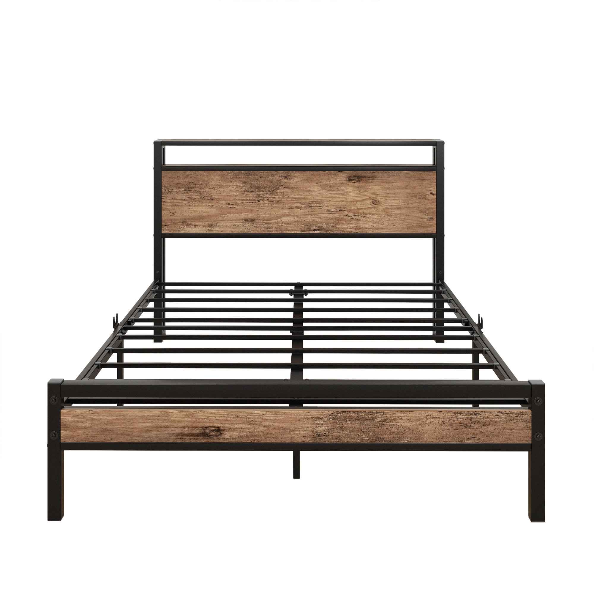 17 Stories Metal Bed Frame Wayfair