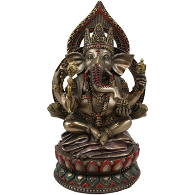 Hindu Supreme God Crowned Nritya Ganesha Chaturthi