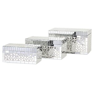 3 Piece Mirror Mosaic Box Set