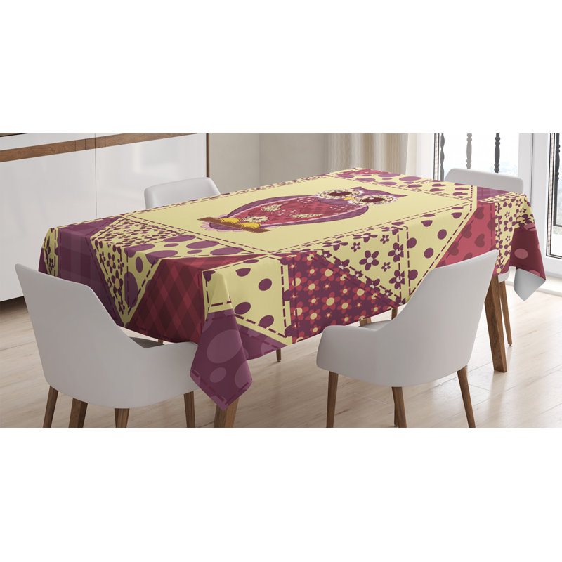 East Urban Home Ambesonne Owl Tablecloth Vintage Inspired Owl