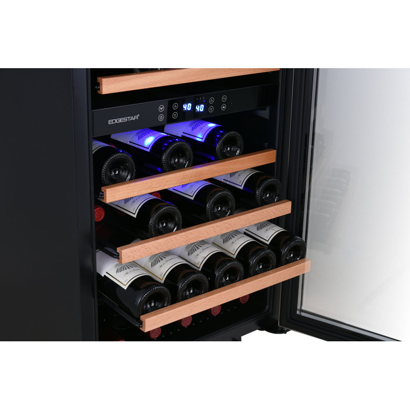 edgestar 21 bottle dual zone wine cooler