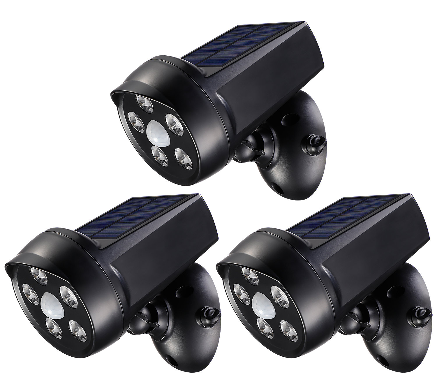 TORCHSTAR CCTV Camera LED Solar Power Security Light Dusk to Dawn Battery Operated Outdoor