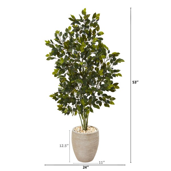 40.5'' Artificial Ficus Tree in Planter | Joss & Main