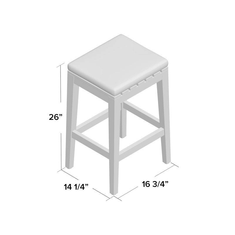 Corrigan Studio Cremont Dale 26 Teak Patio Bar Stool With Cushion Wayfair
