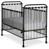 black rod iron crib