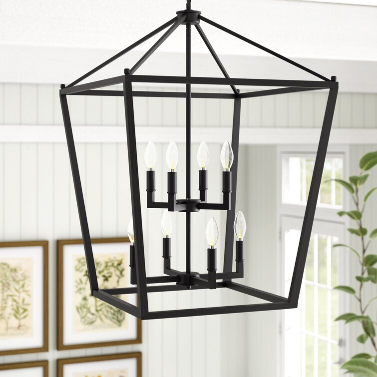 8 light lantern chandelier